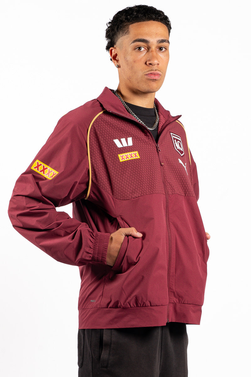 State of Origin QLD Maroons Woven Jacket - Mens
