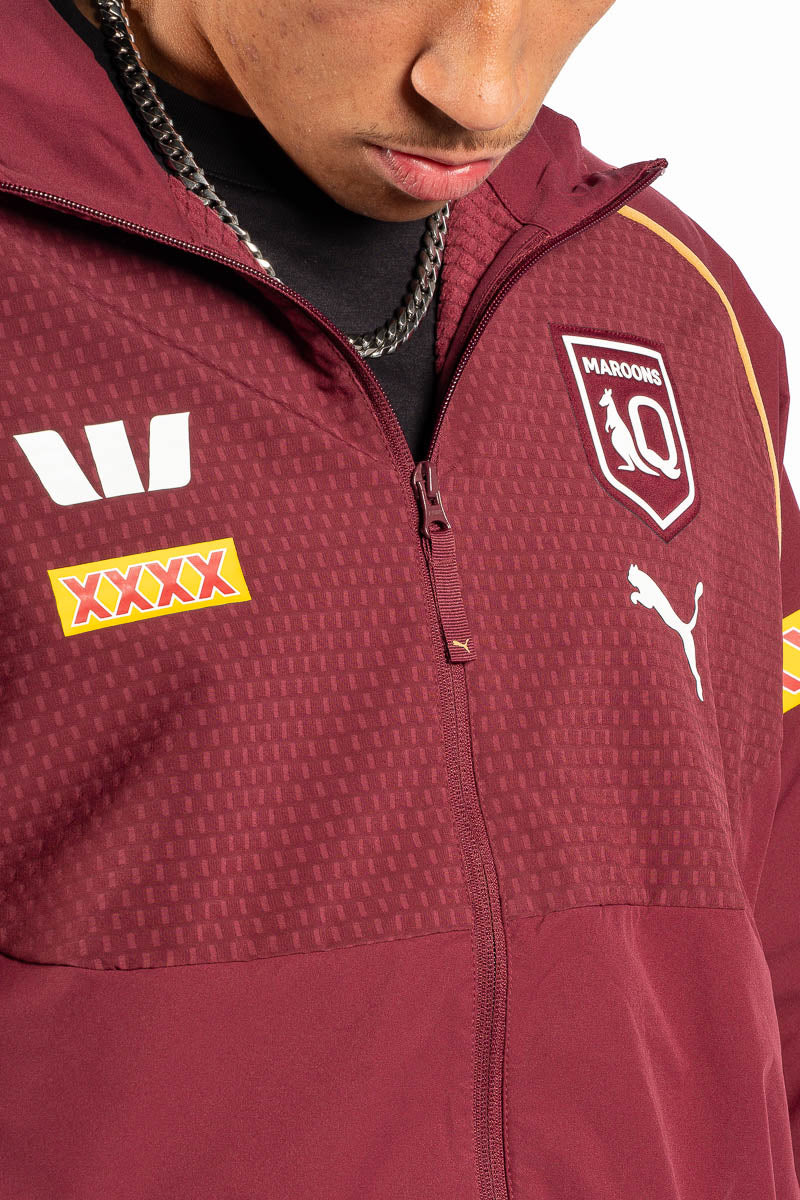 State of Origin QLD Maroons Woven Jacket - Mens