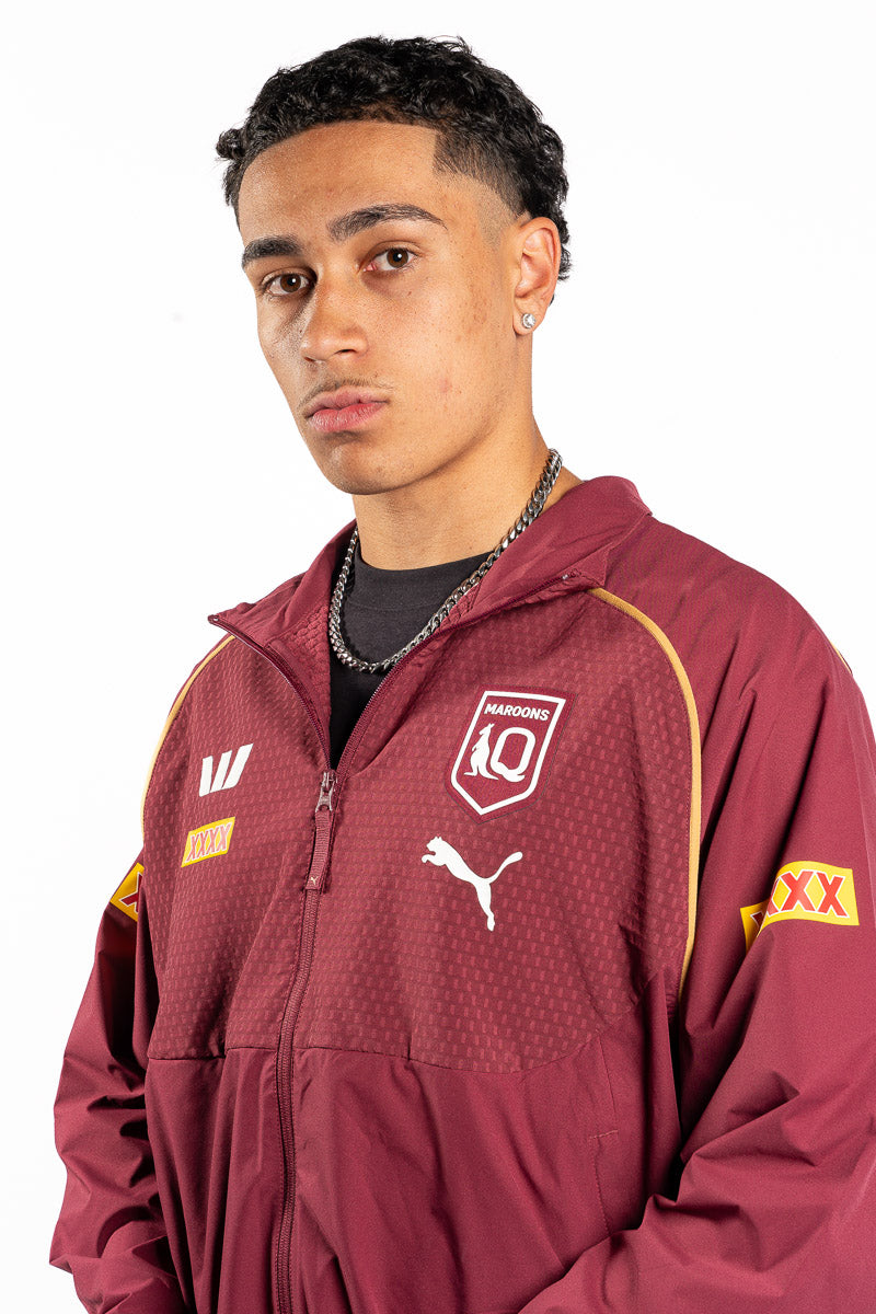 State of Origin QLD Maroons Woven Jacket - Mens