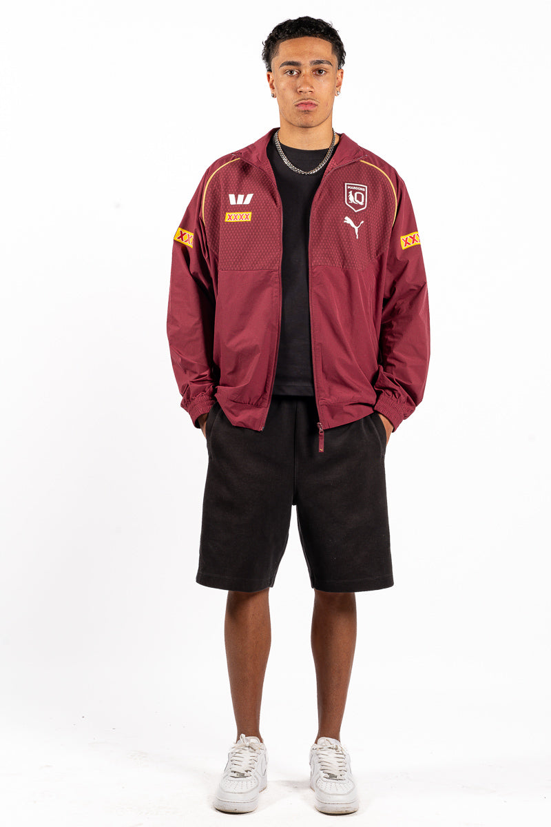 State of Origin QLD Maroons Woven Jacket - Mens