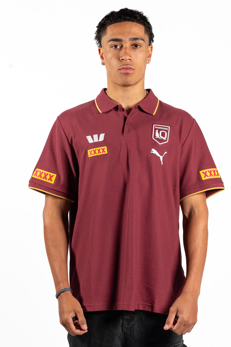 State of Origin QLD Maroons Polo Shirt - Mens