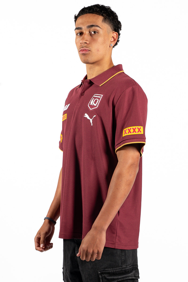 State of Origin QLD Maroons Polo Shirt - Mens
