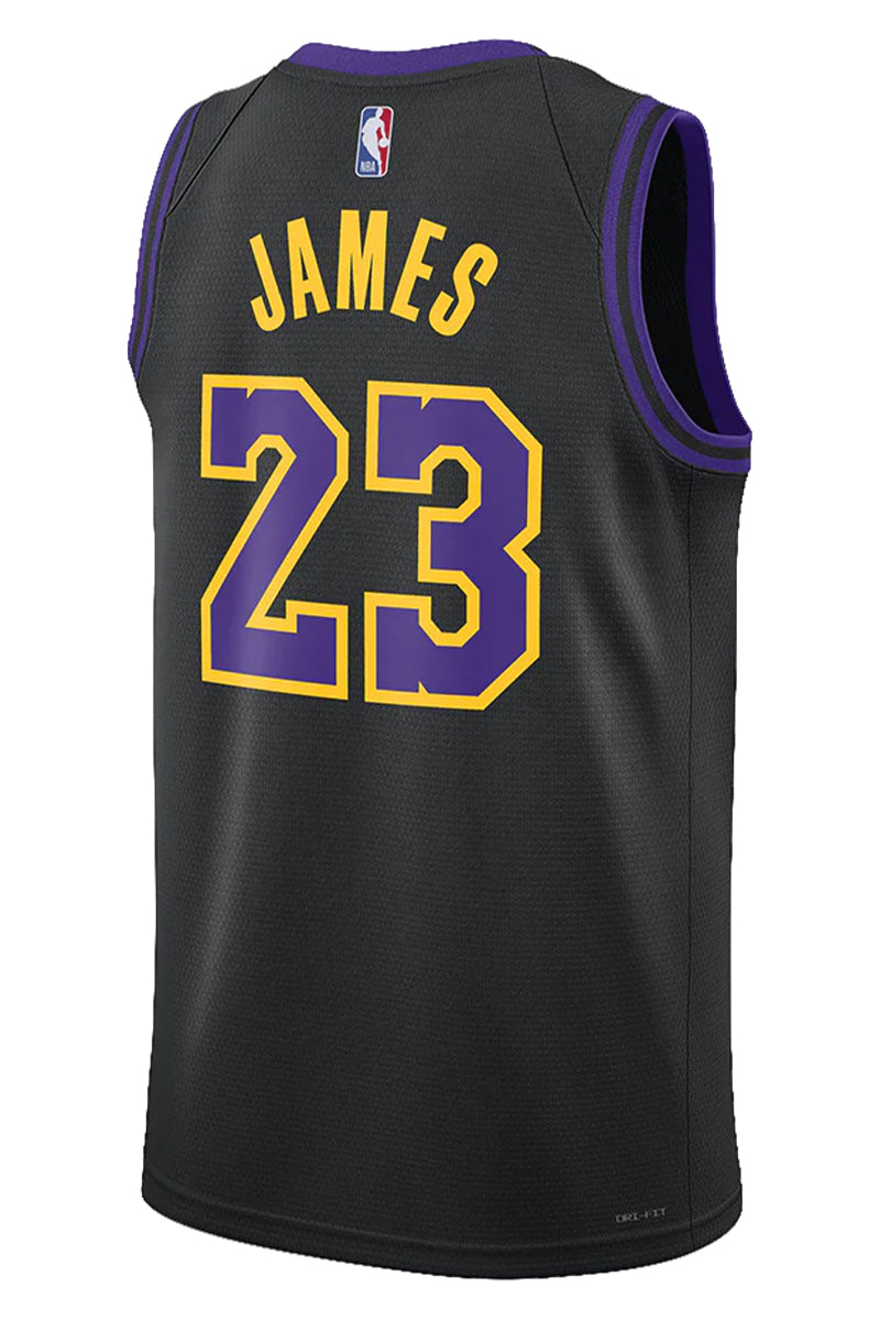 LA Lakers James City Edition Swingman NBA Jersey