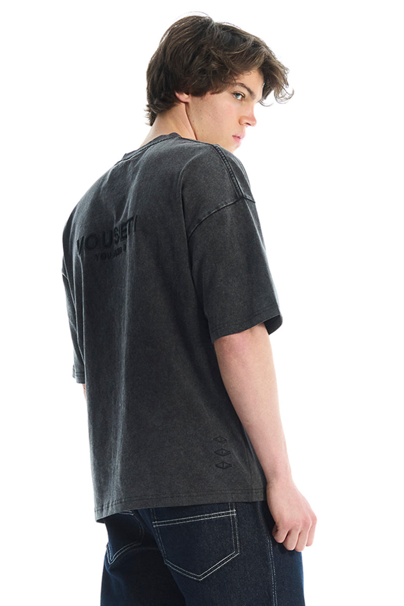 Vouseti OG Vintage Black Tee - Mens