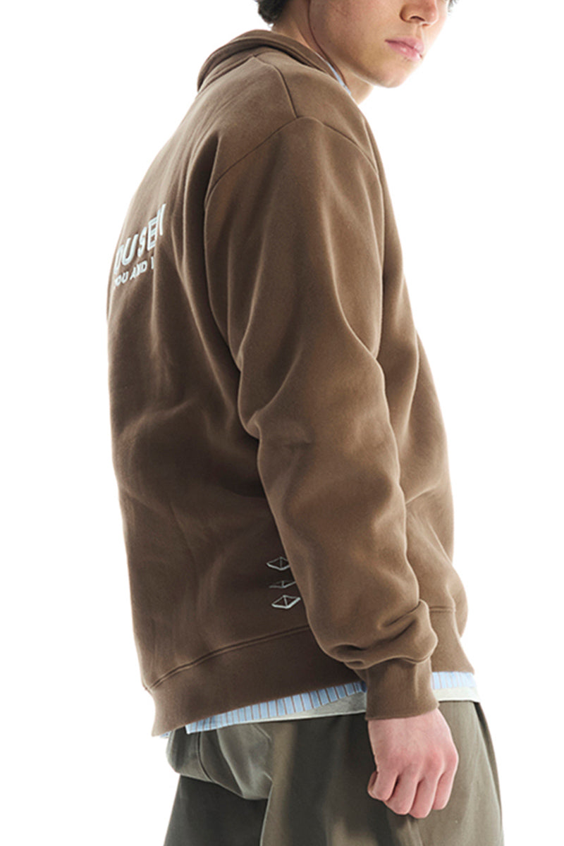 Vouseti OG Coffee Quarter Zip - Mens