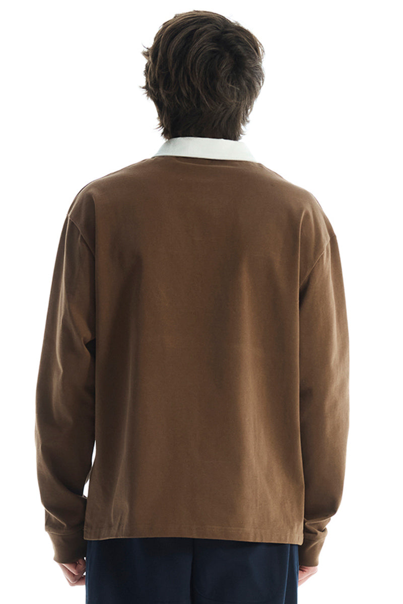 Vouseti Coffee Rugby Polo - Mens