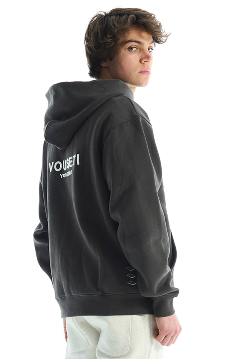 Vouseti OG Charcoal Hoodie - Mens