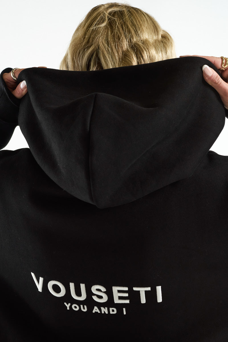 Vouseti The OG Black Hoodie - Womens