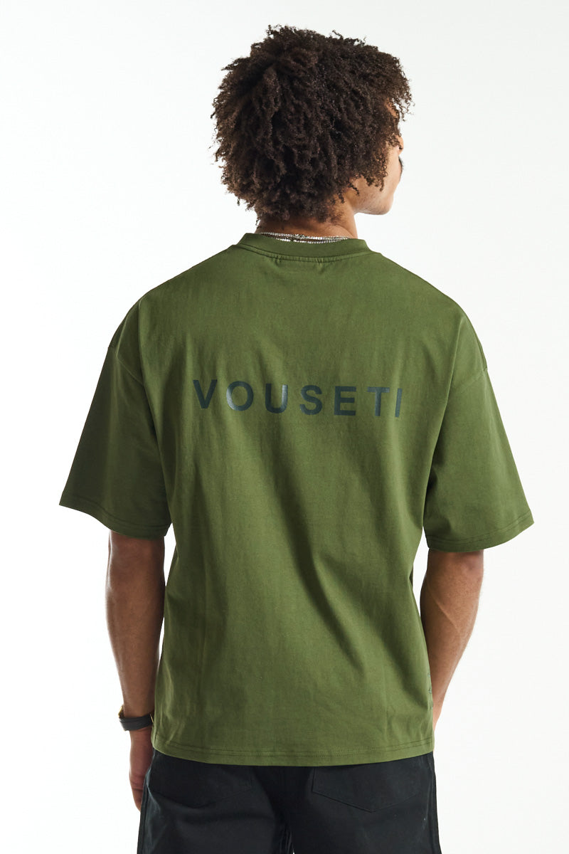 Vouseti 00:00 Essential Khaki Tee - Mens