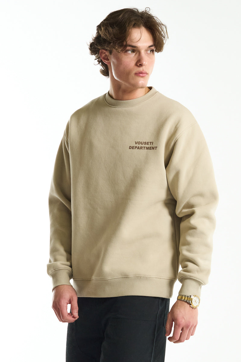 Vouseti Bone Department Crew - Mens