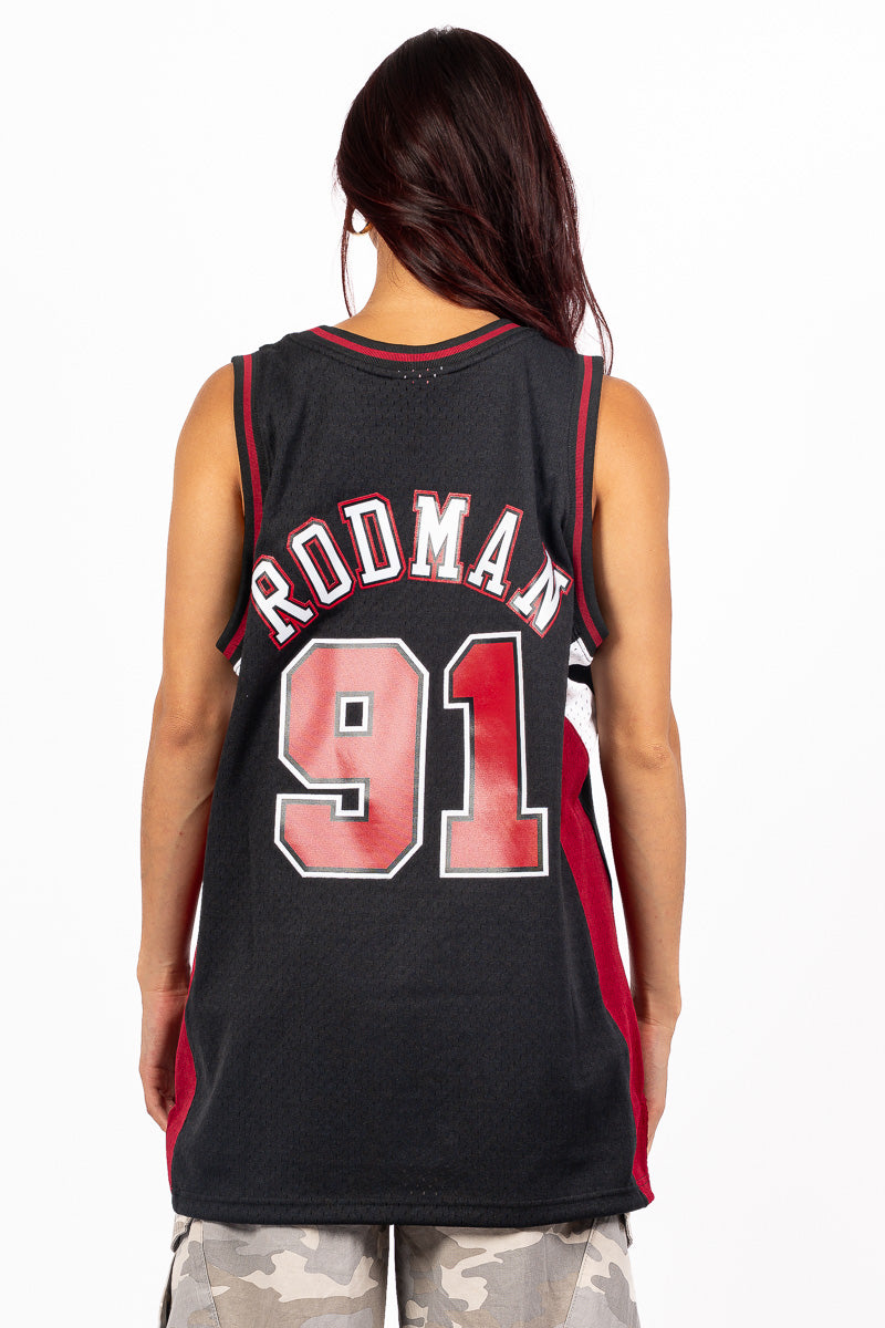 Chicago Bulls Rodman Rave Jersey - Womens