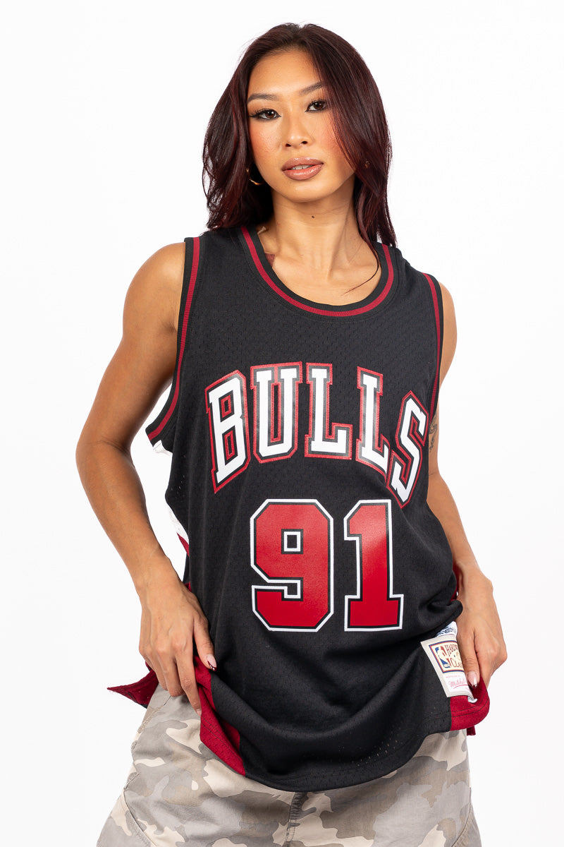 Chicago Bulls Rodman Rave Jersey - Womens