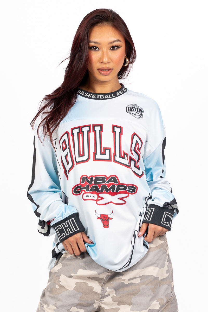 Chicago Bulls Rave Long-Sleeve Jersey - Womens