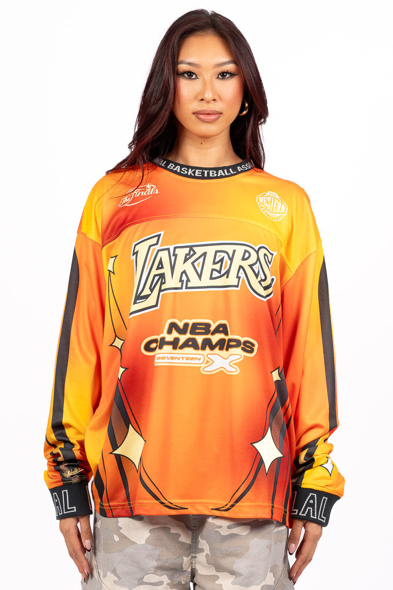 LA Lakers Rave Long-Sleeve Jersey - Womens