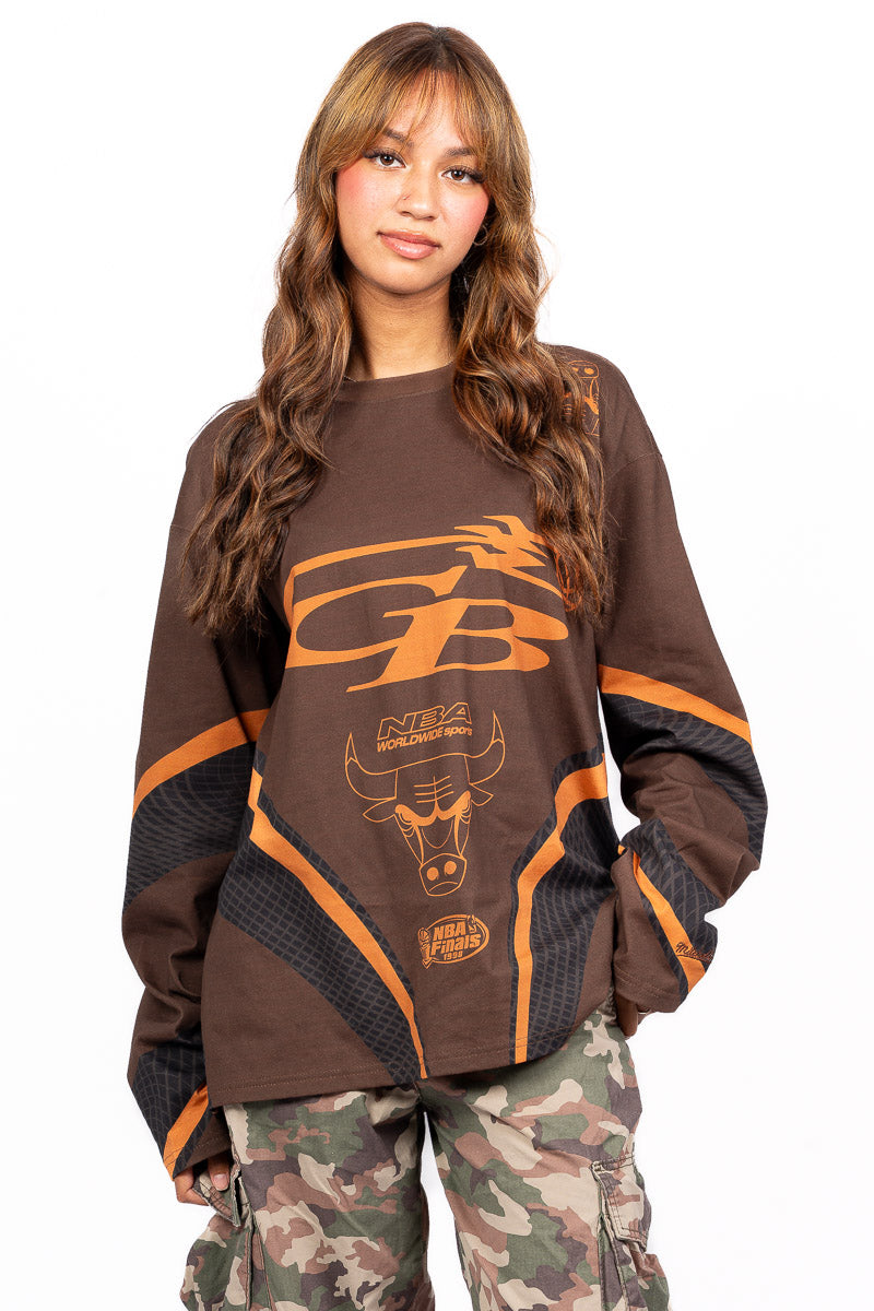 Chicago Bulls Festival Long-Sleeve Shirt - Womens