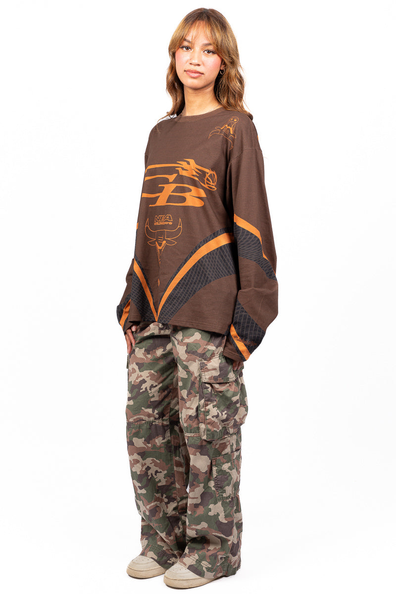 Chicago Bulls Festival Long-Sleeve Shirt - Womens