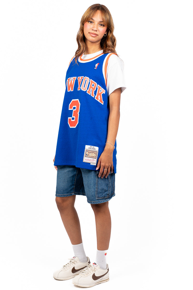 NY Knicks Starks 91-92 Hardwood Classic Swingman Jersey - Womens