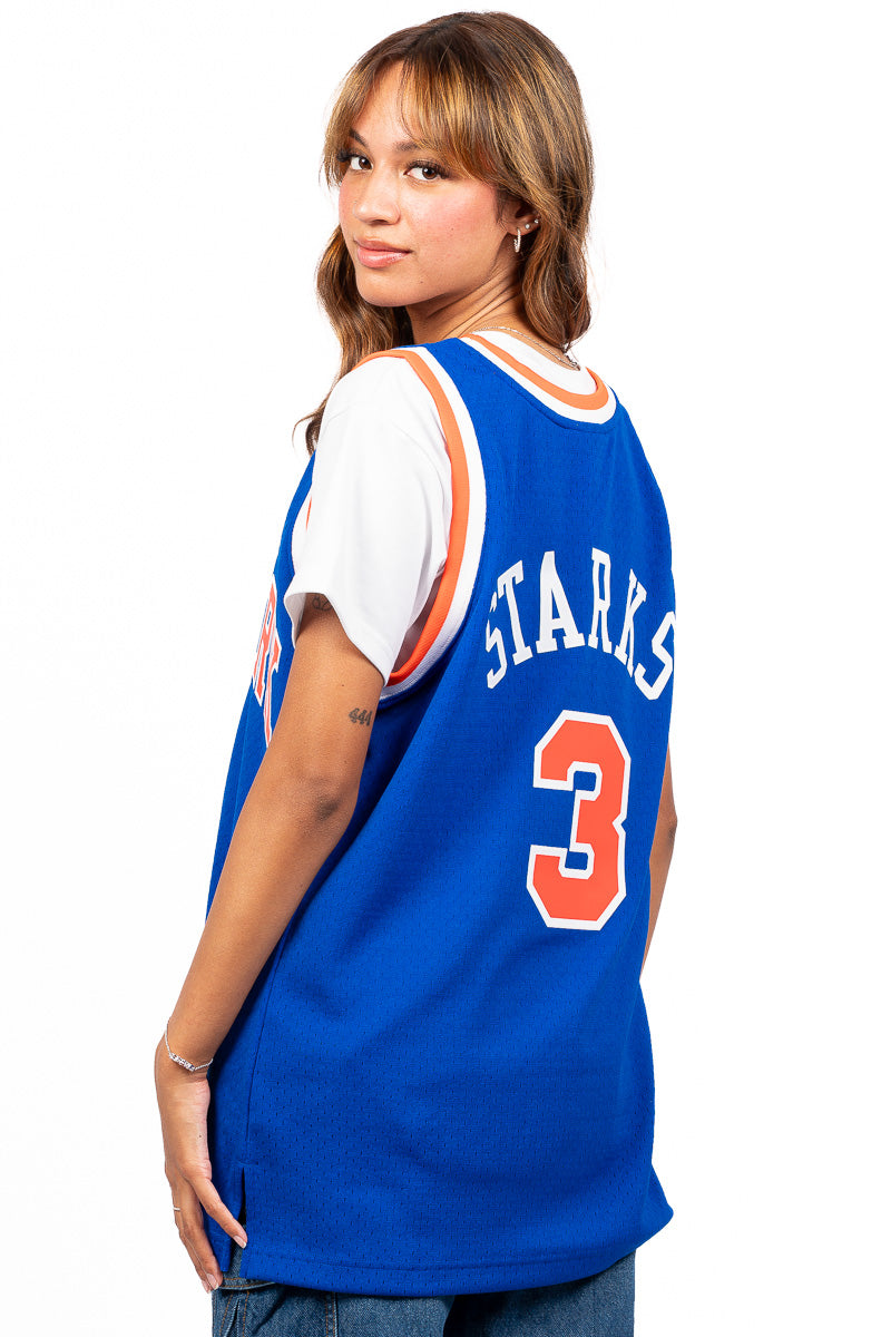 NY Knicks Starks 91-92 Hardwood Classic Swingman Jersey - Womens