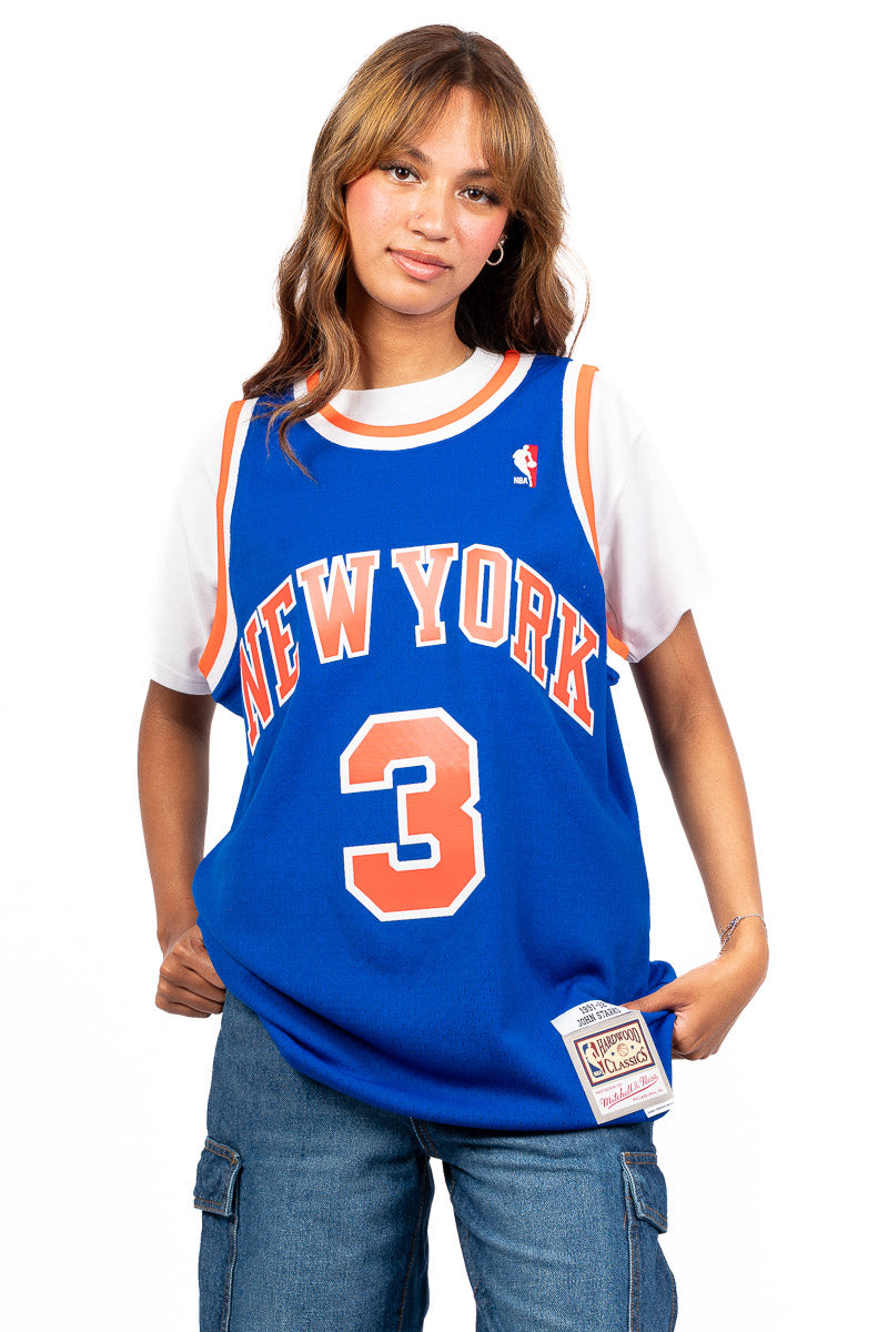 NY Knicks Starks 91-92 Hardwood Classic Swingman Jersey - Womens