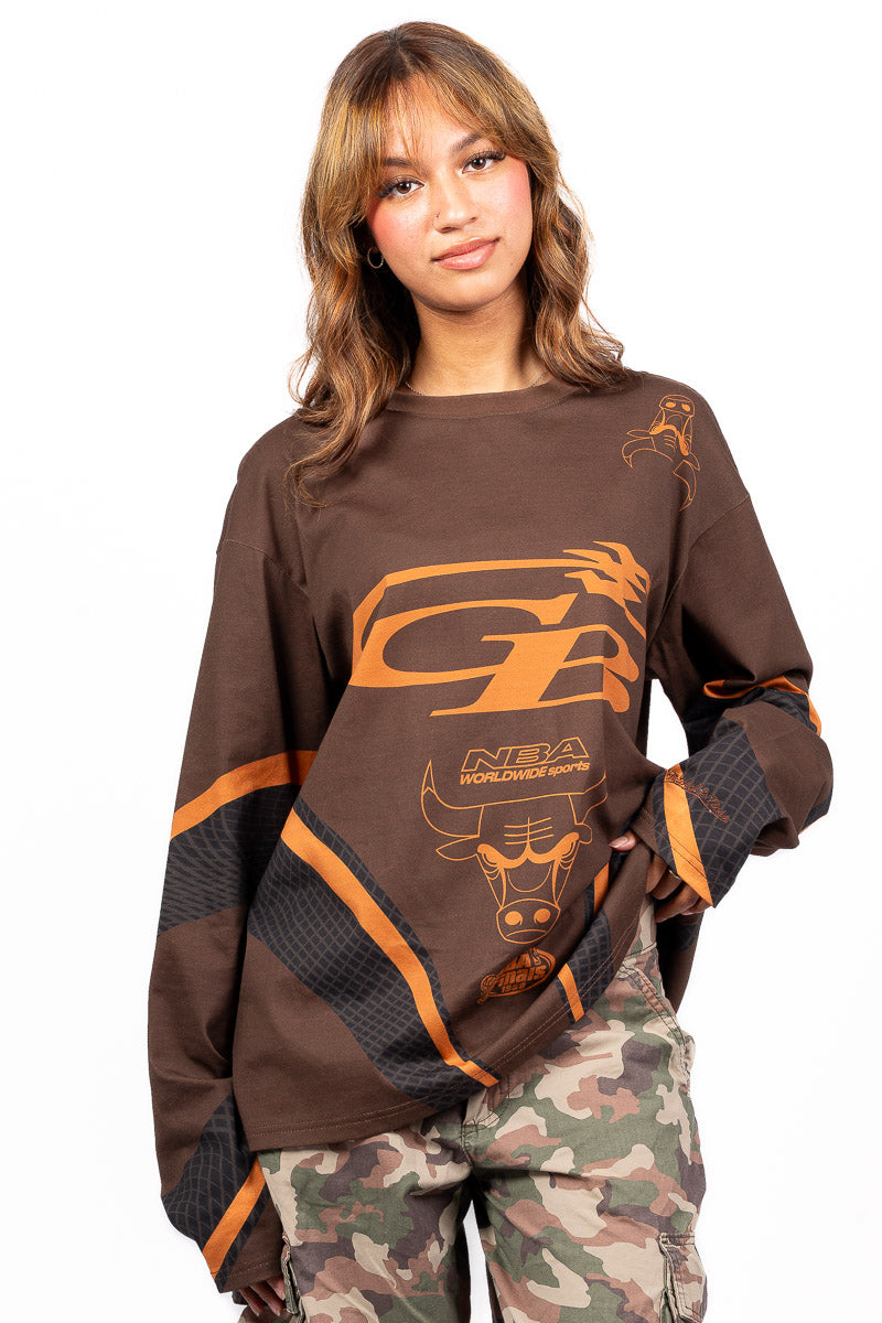 Chicago Bulls Festival Long-Sleeve Shirt - Womens