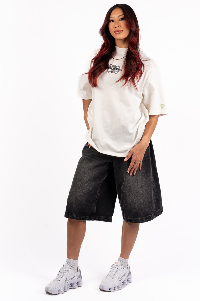 Social Pop-Up Boxy Tee - Womens