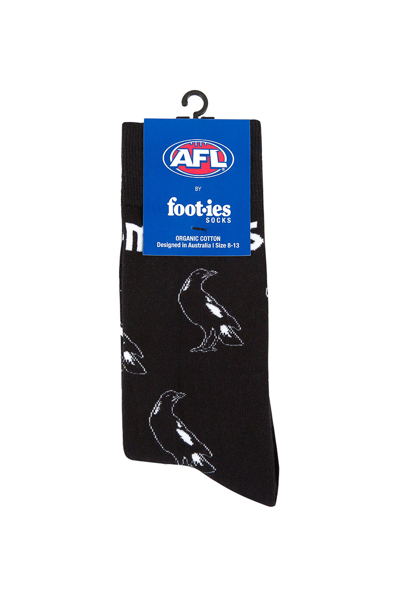 Collingwood Magpies AFL Mascot Organic Cotton Socks