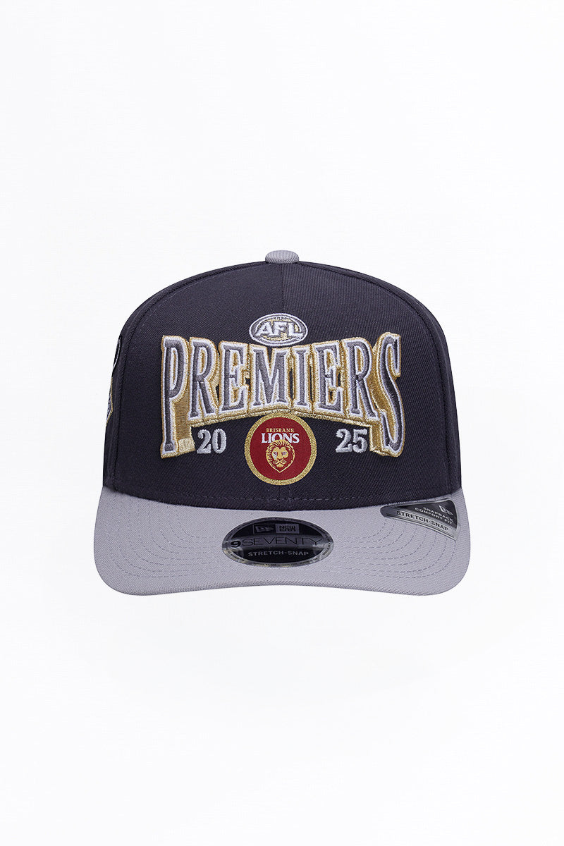 9Seventy Brisbane Lions AFL 2025 Premiers Cap