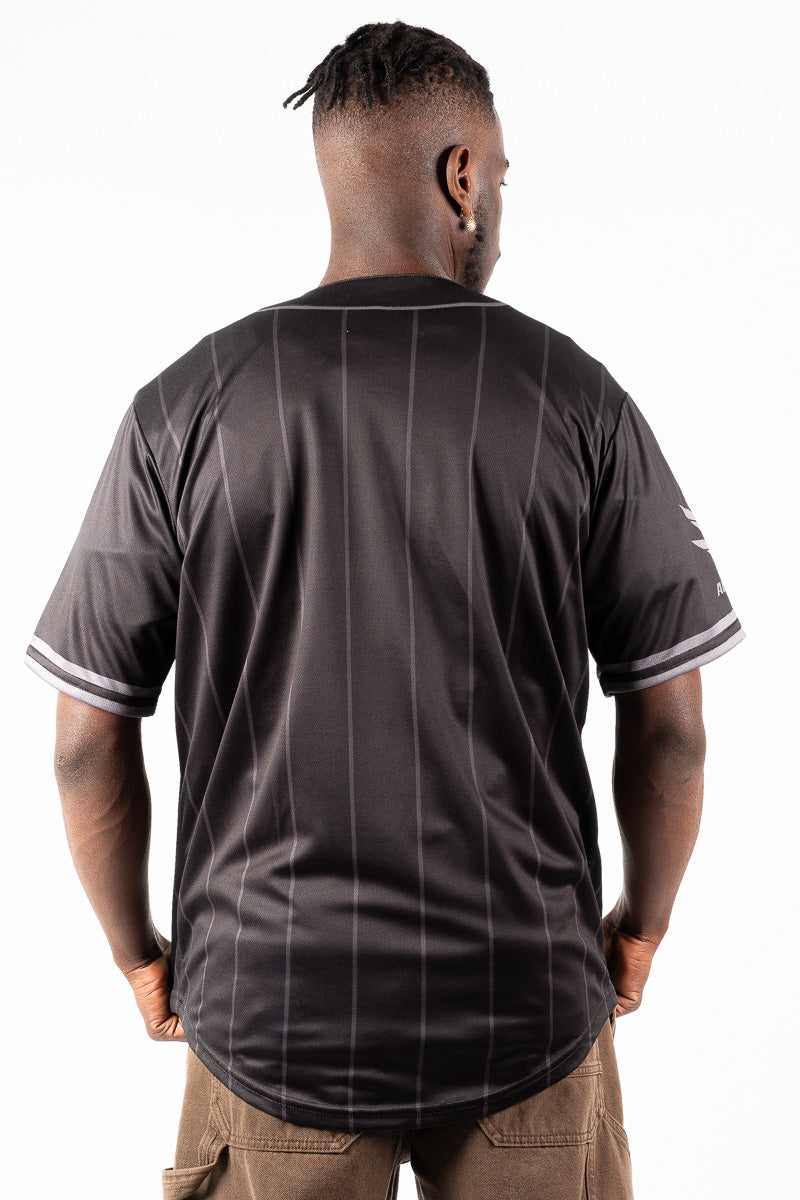 Adelaide Crows AFL Blackout Baseball Shirt