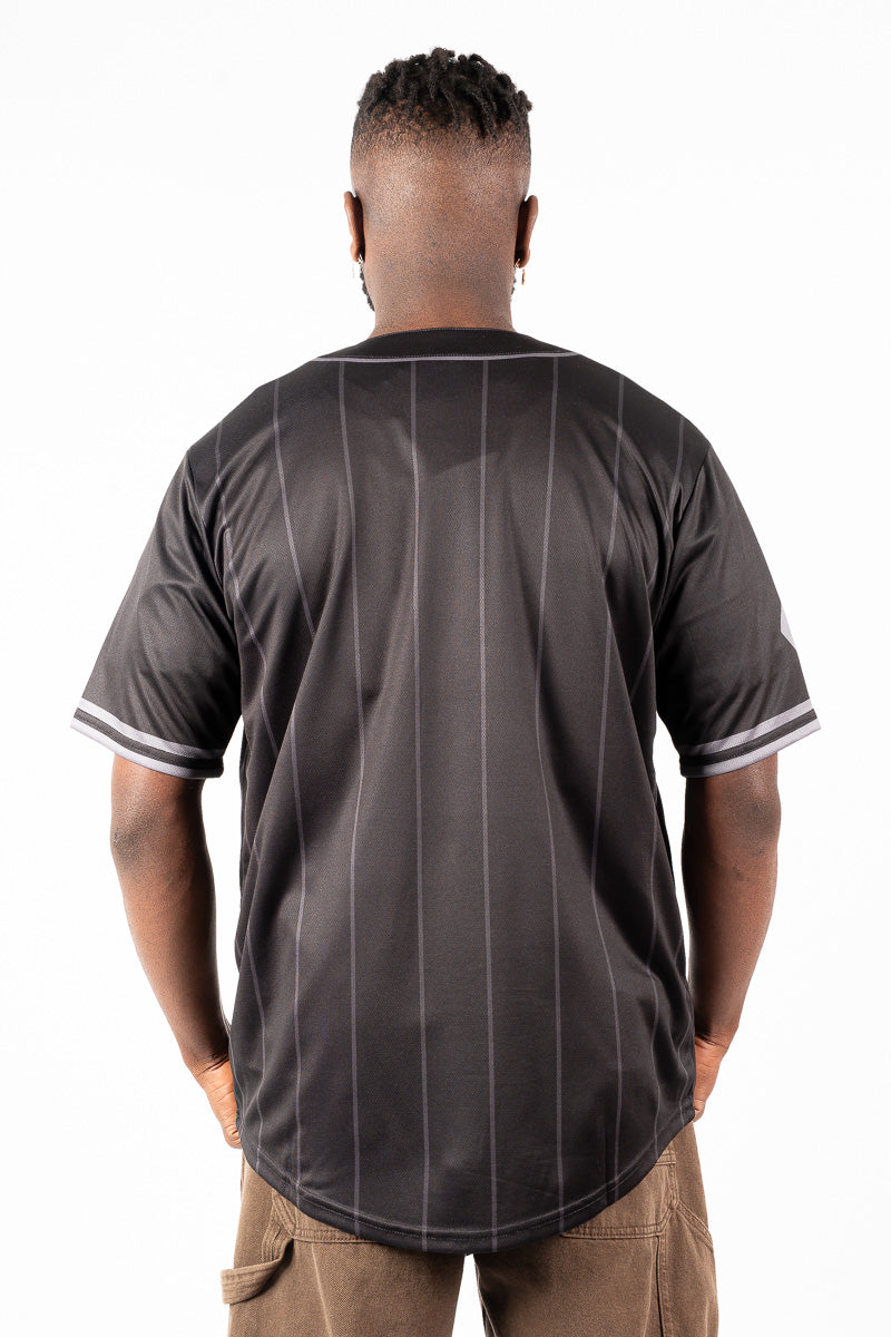 Carlton Blues AFL Blackout Baseball Shirt - Mens