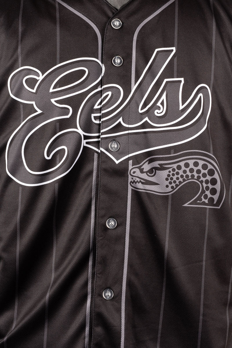 Parramatta Eels Blackout NRL Baseball Shirt - Mens