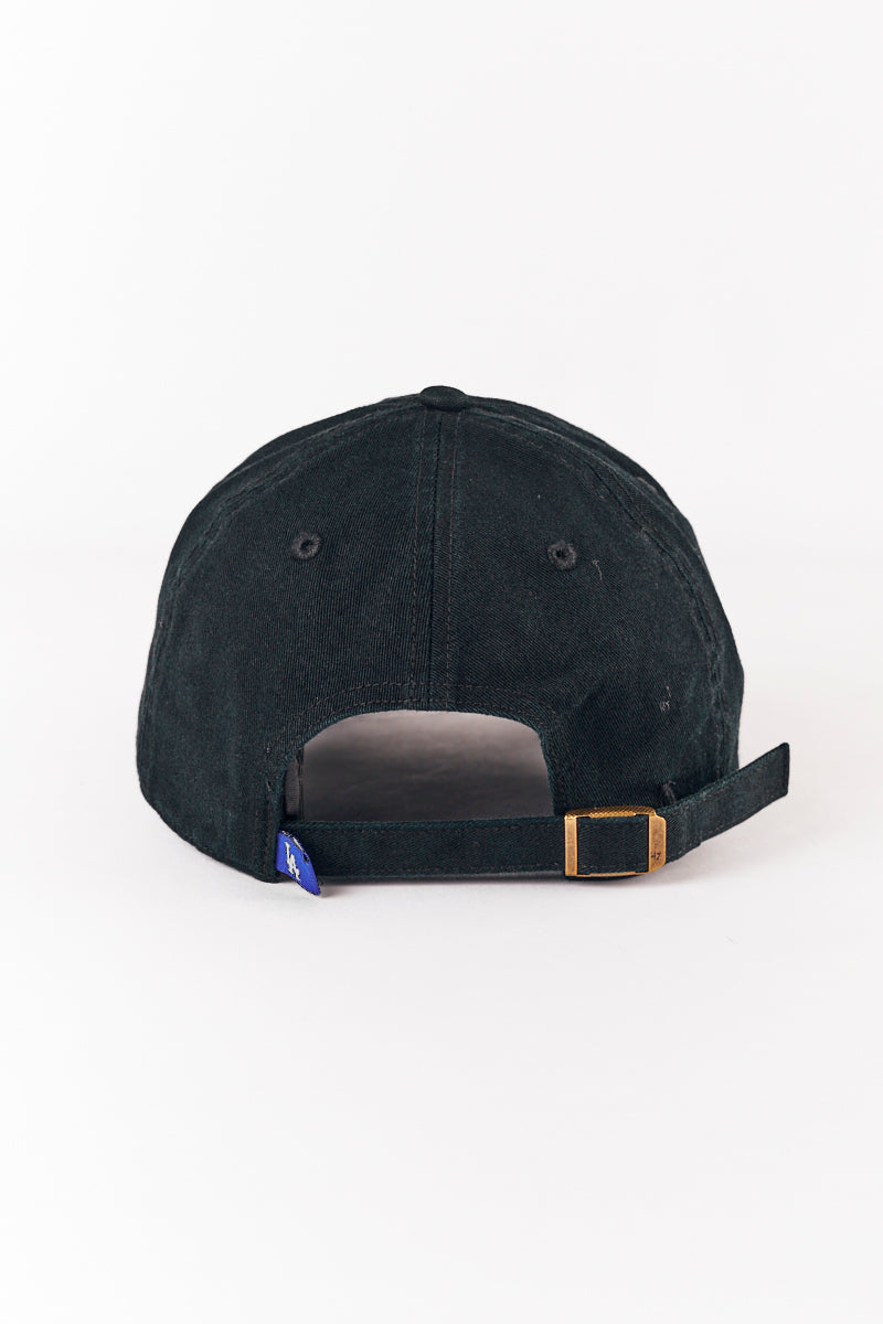 L.A Dodgers Clean Up '47 Strapback in Black - Mens