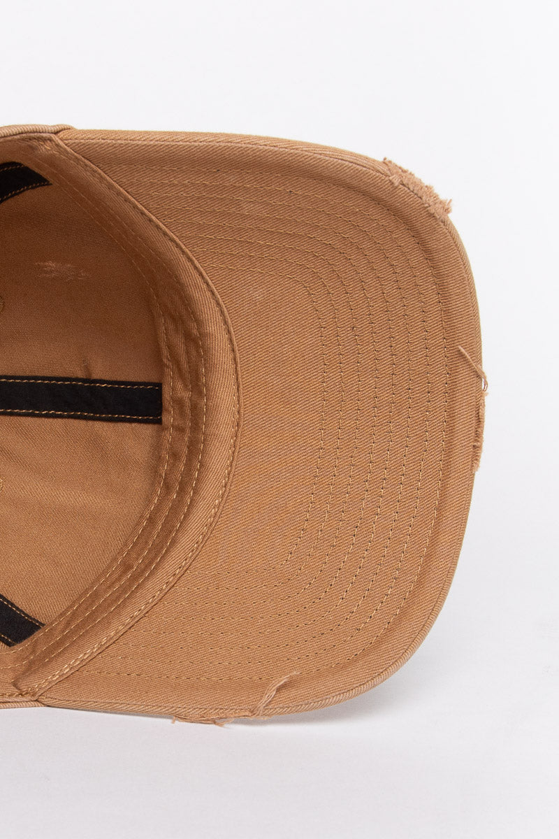 Boston Red Sox Distressed Camel 47 Clean Up Cap