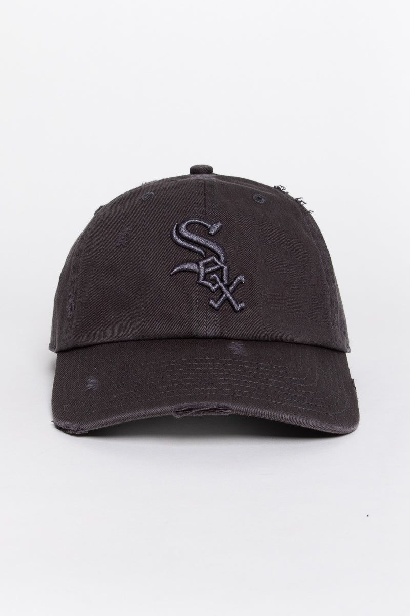 Chicago White Sox Distressed Dark Charcoal 47 Clean Up Cap