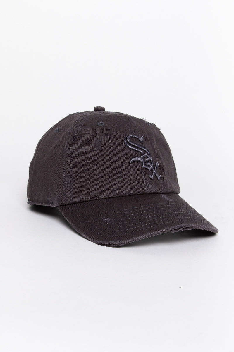Chicago White Sox Distressed Dark Charcoal 47 Clean Up Cap