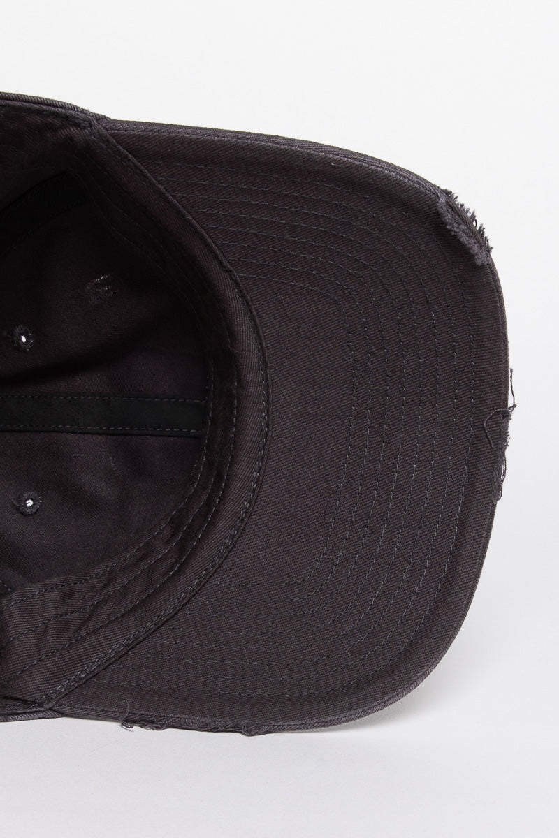 LA Dodgers Distressed Dark Charcoal 47 Clean Up Cap