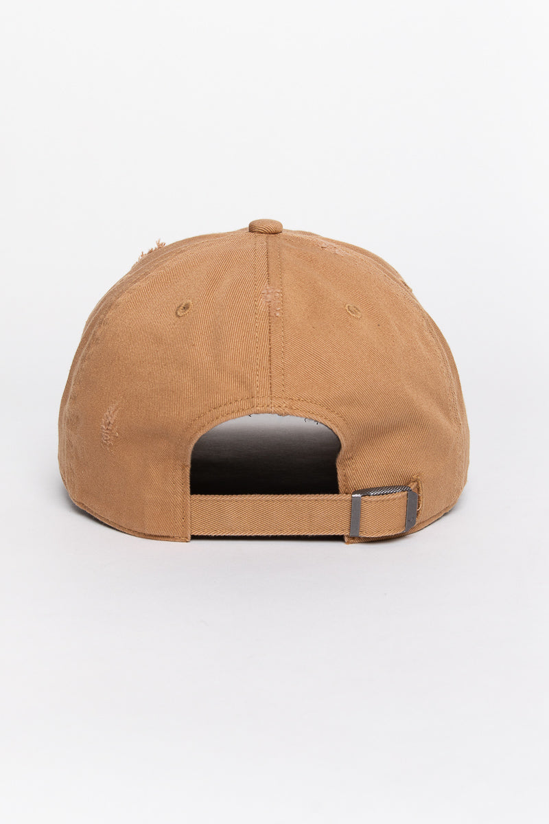 NY Yankees Distressed Camel 47 Clean Up Cap