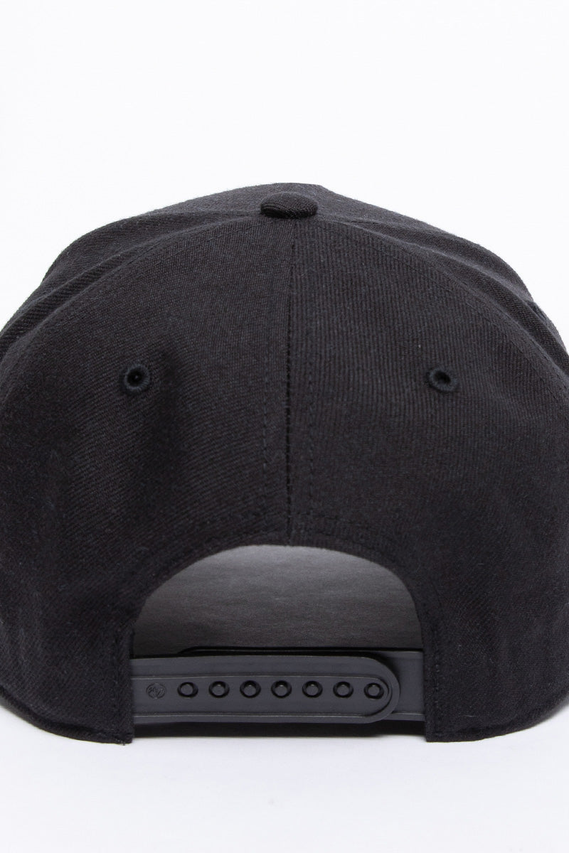 L.A Dodgers Core MVP Pinch Crown Snapback in Black/Black - Mens