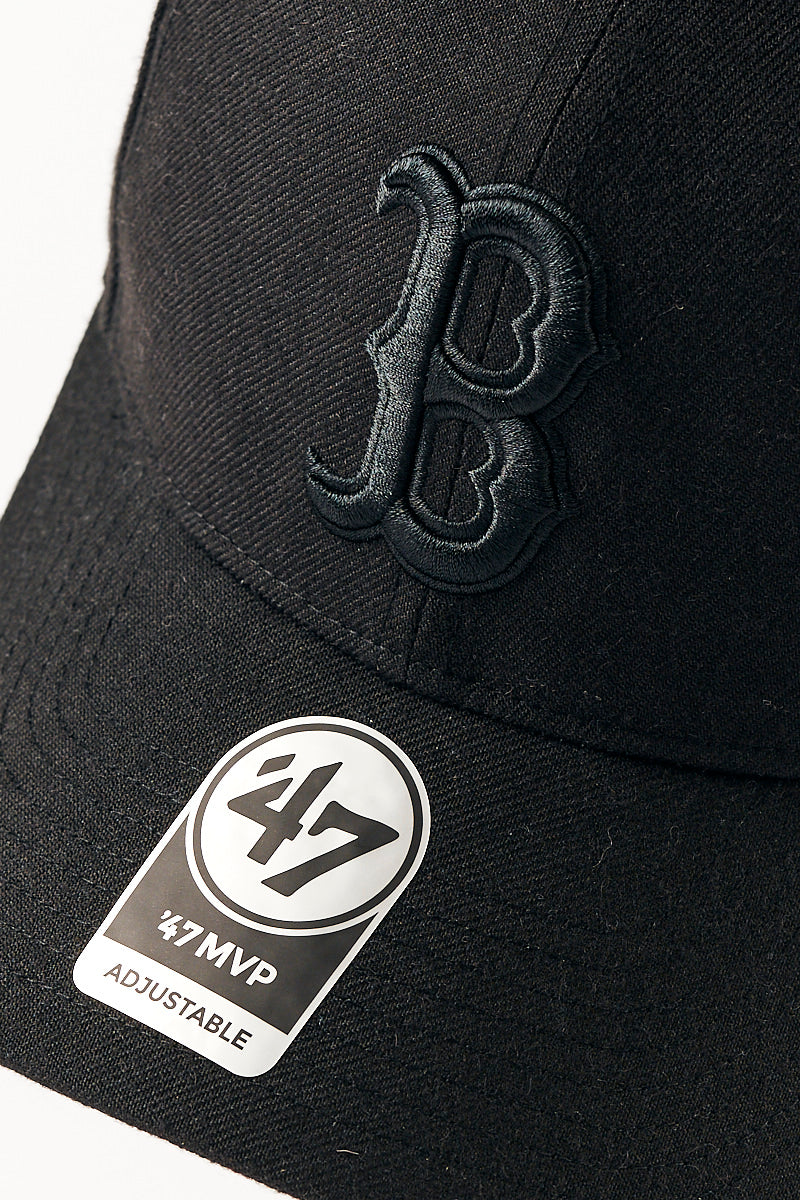 Boston Redsox Core Black on Black MVP Snapback