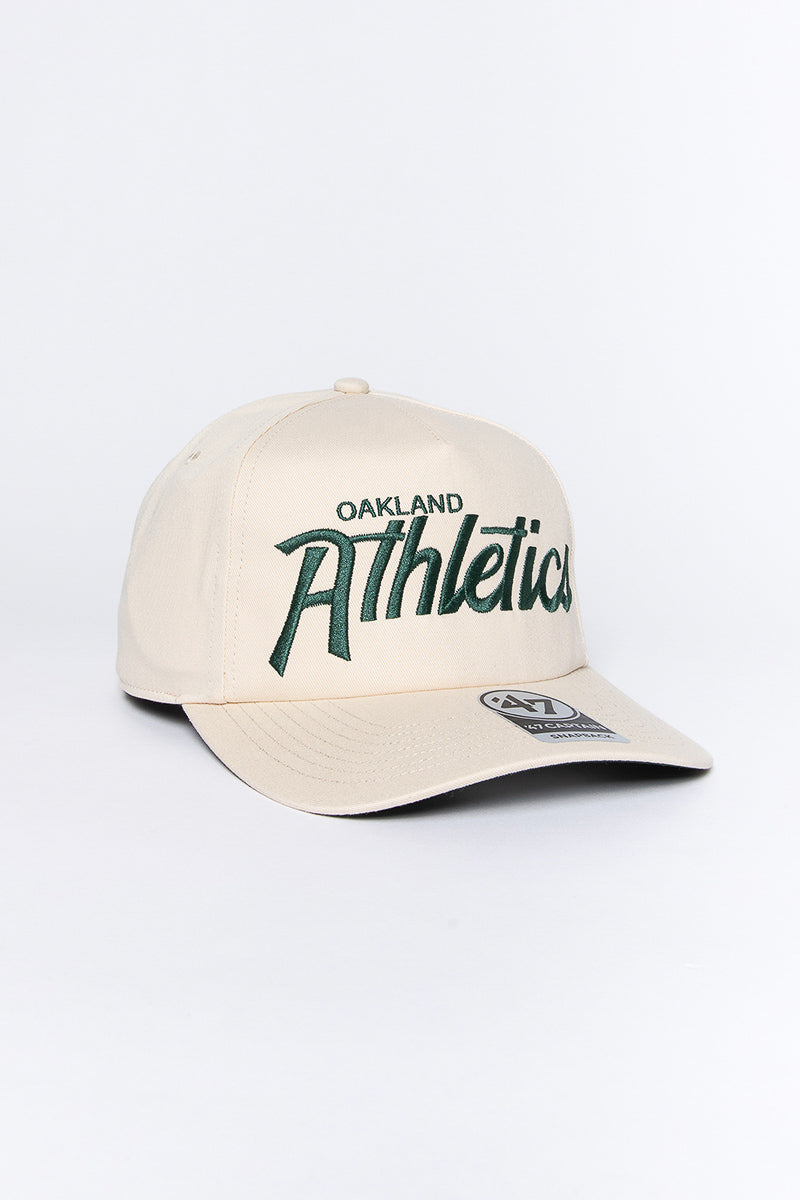 Oakland Athletics Nantasket Script Captain DTR Snapback