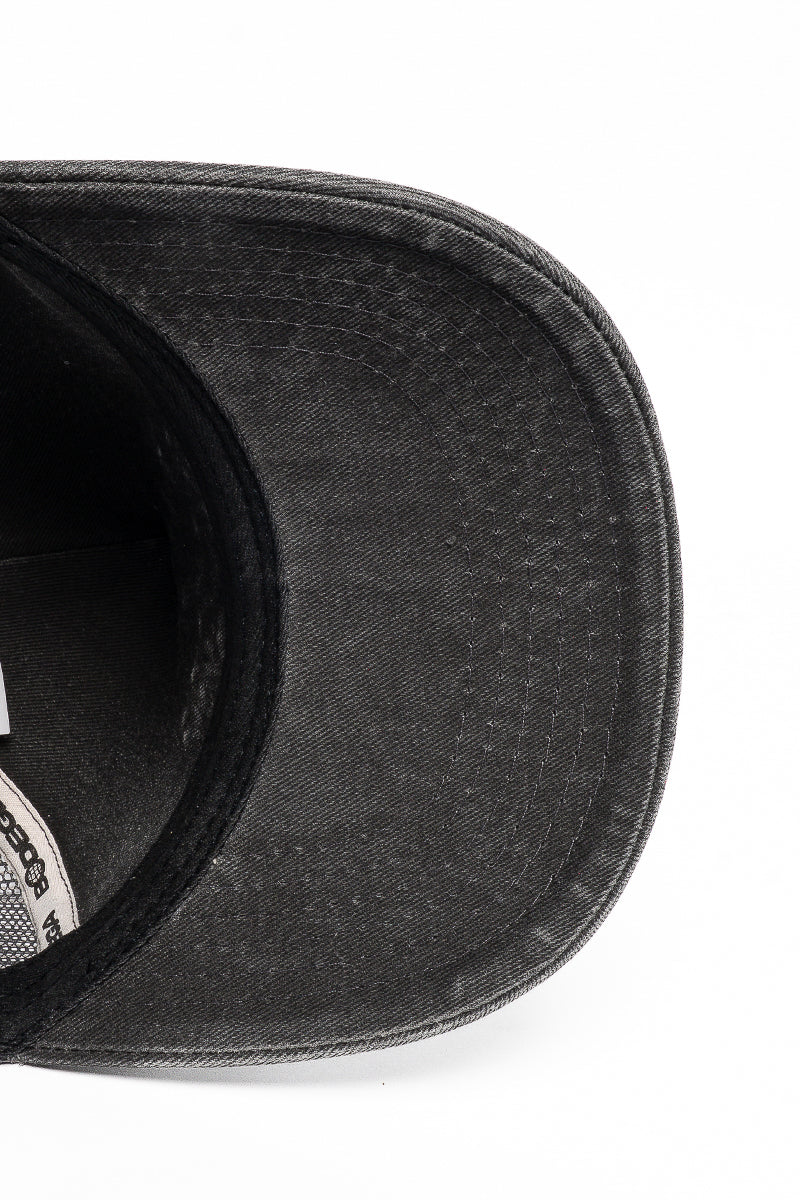American Bodega Globe Washed Black Trucker Cap  - Mens
