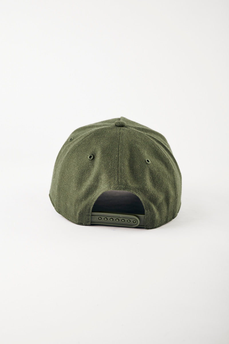 Boston Red Sox '47 Replica MVP DT Snapback in Olive/Black - Womens