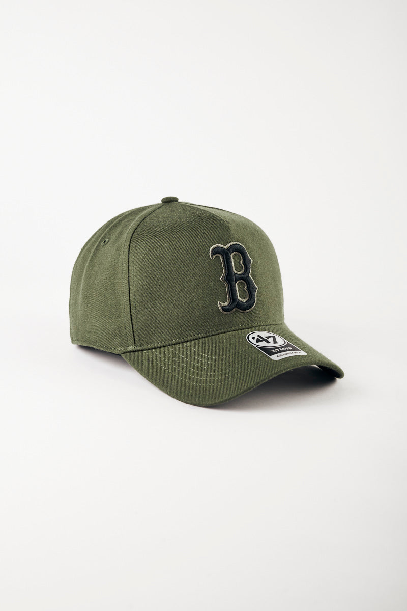Boston Red Sox '47 Replica MVP DT Snapback in Olive/Black - Mens