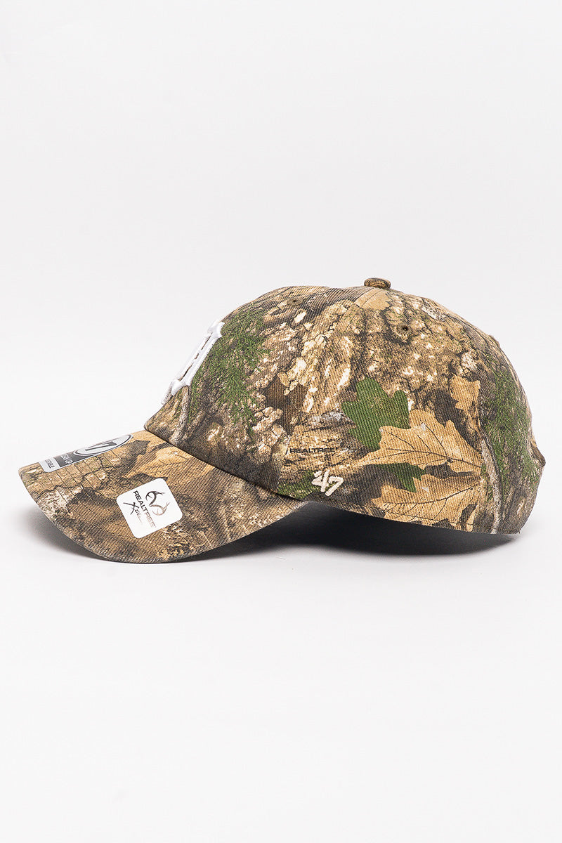 Detroit Tigers Realtree Camo Clean Up Cap - Womens