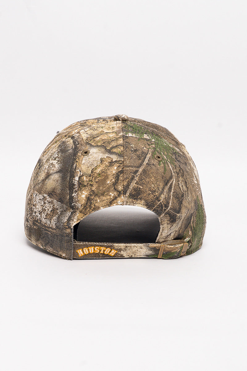 Houston Astros Realtree Camo Clean Up Cap - Mens
