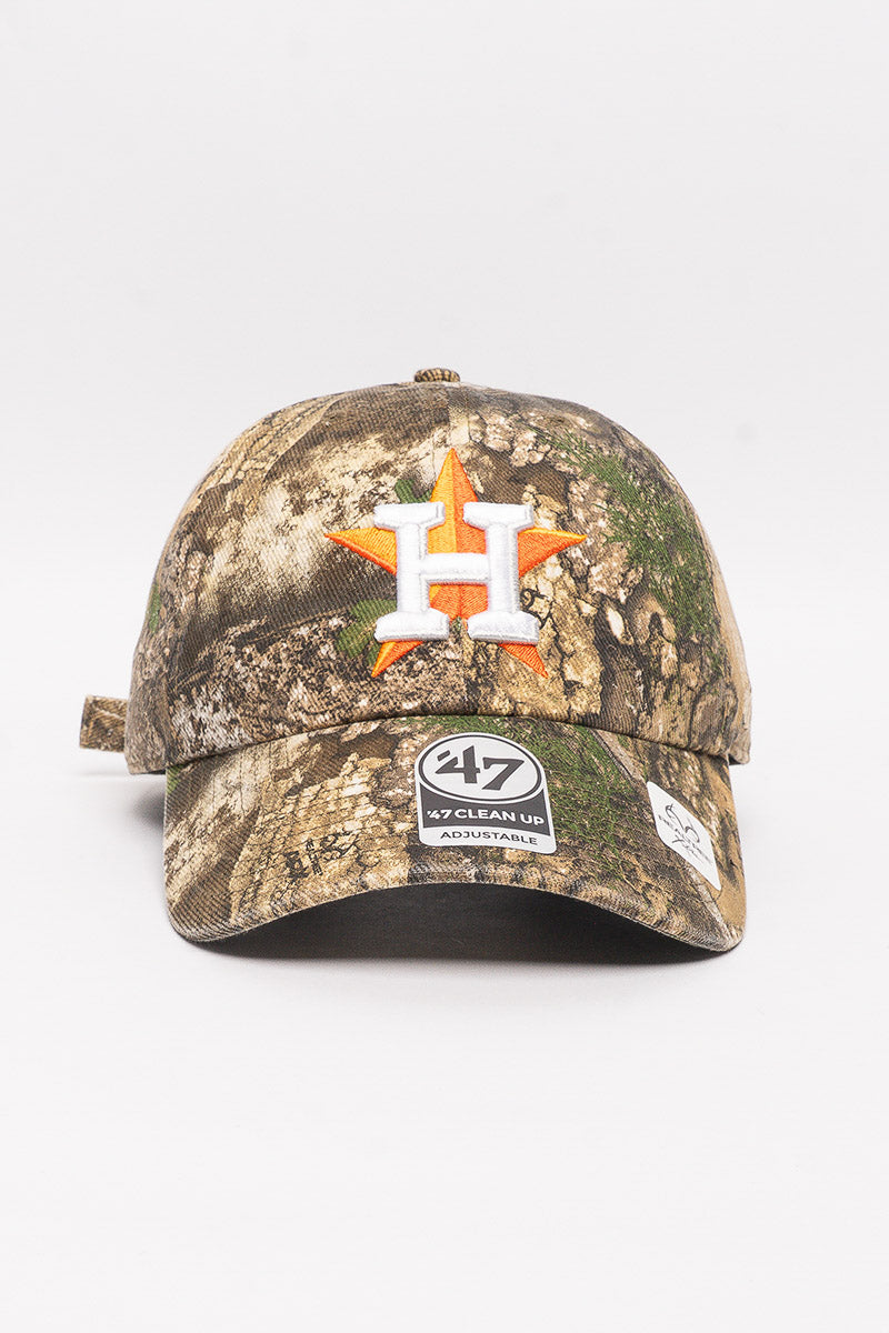 Houston Astros Realtree Camo Clean Up Cap - Womens