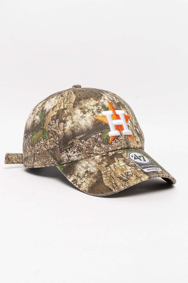 Houston Astros Realtree Camo Clean Up Cap - Womens