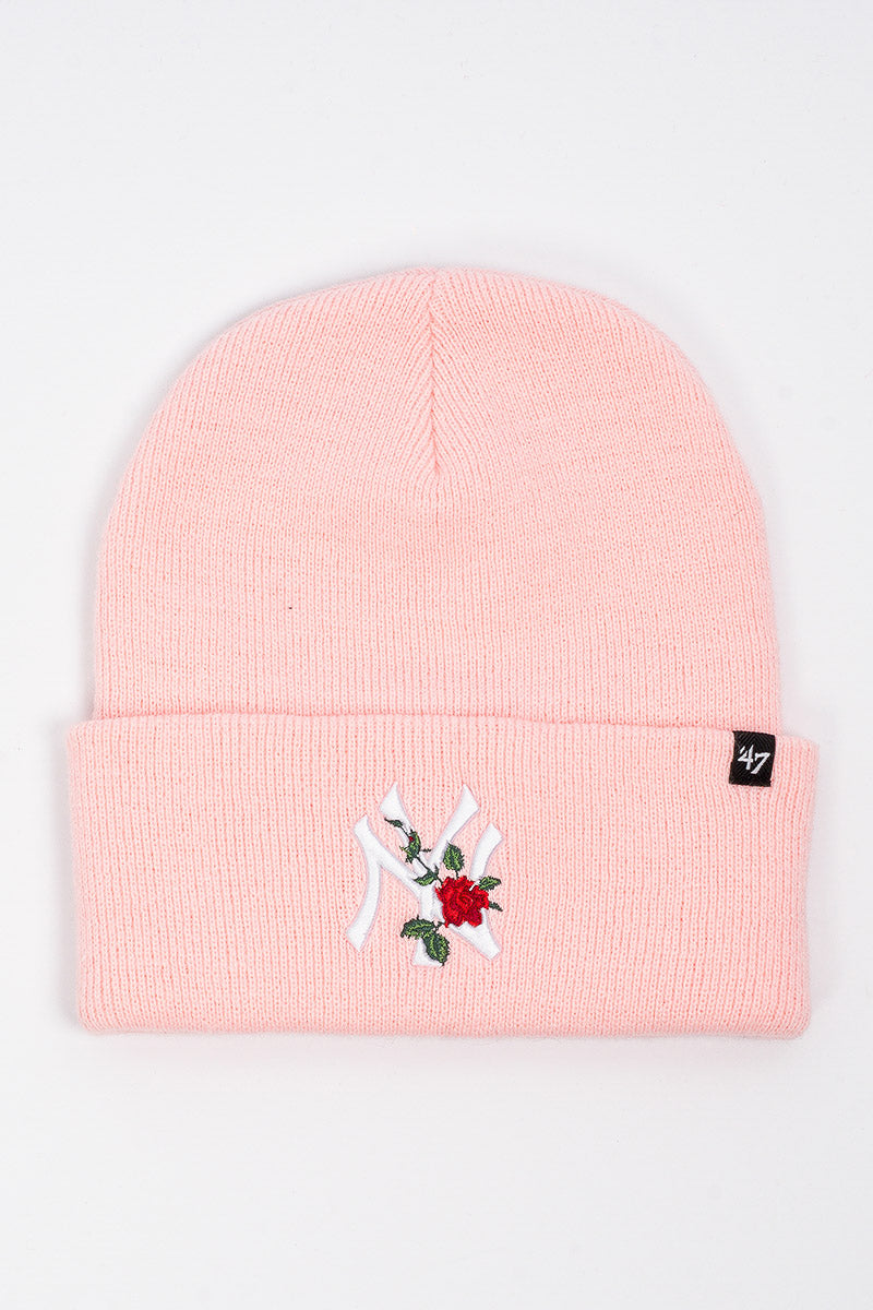 47 NY Yankees Knitted Rose Beanie