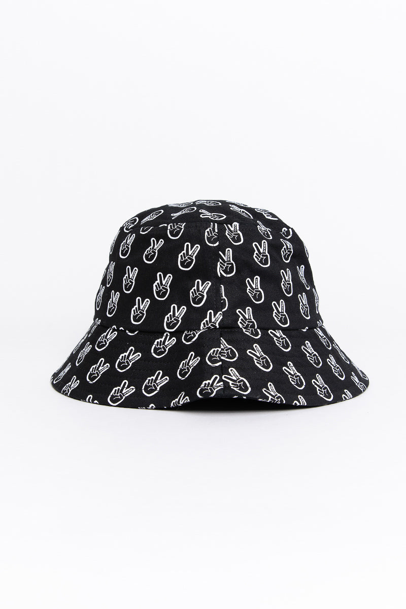 Throw Em Up Deuce Brand Bucket Hat