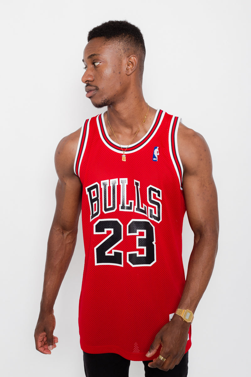 Michael Jordan Authentic HWC 88-89 Jersey - Red