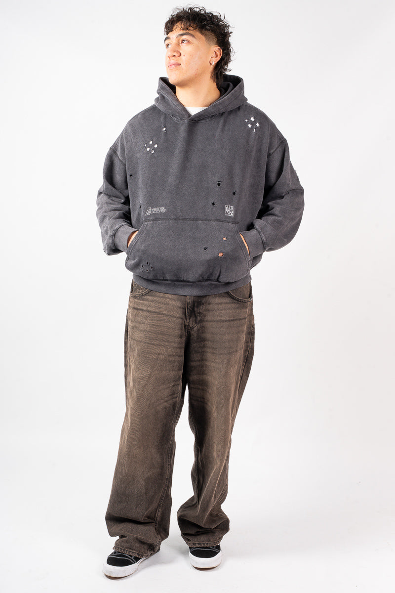 LA Lakers Chrome Logo Pullover Hoodie - Mens